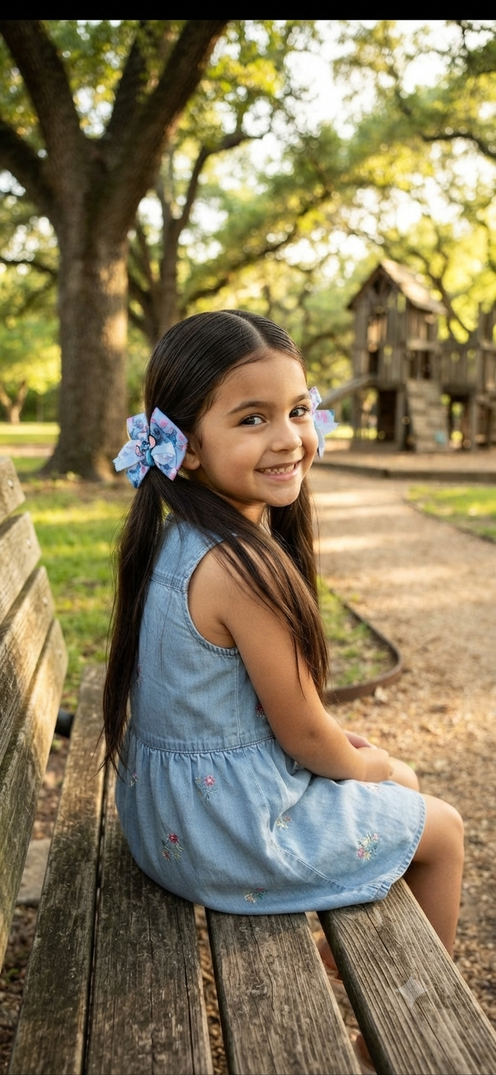 Stitch & Angela Hair Bows for Women & Girls - Angelique Boutique