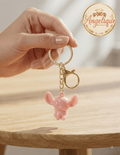 Stitch Pastel 3D Resin Keychain – 6 Colors - Angelique Boutique
