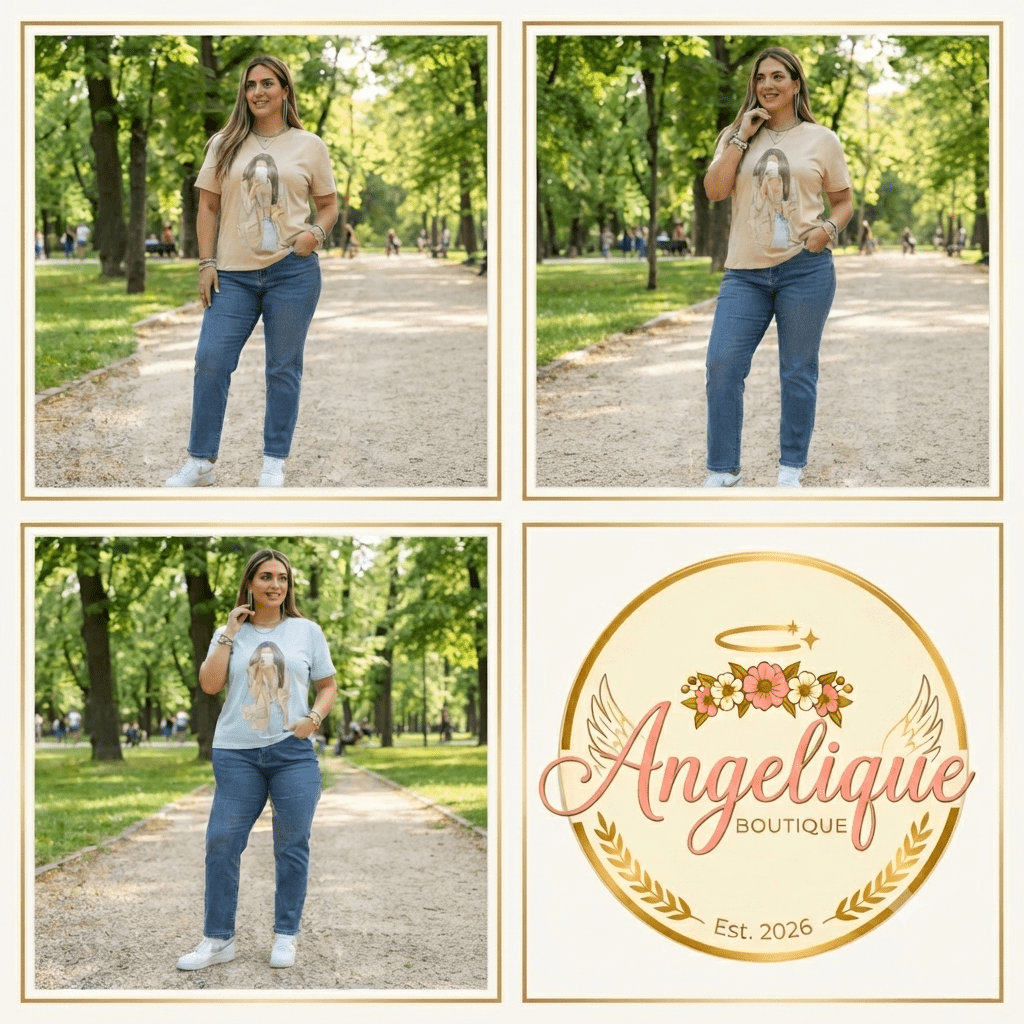 Stone & Shimmer Blouse – Soft Cotton Blend Top for Women - Angelique Boutique