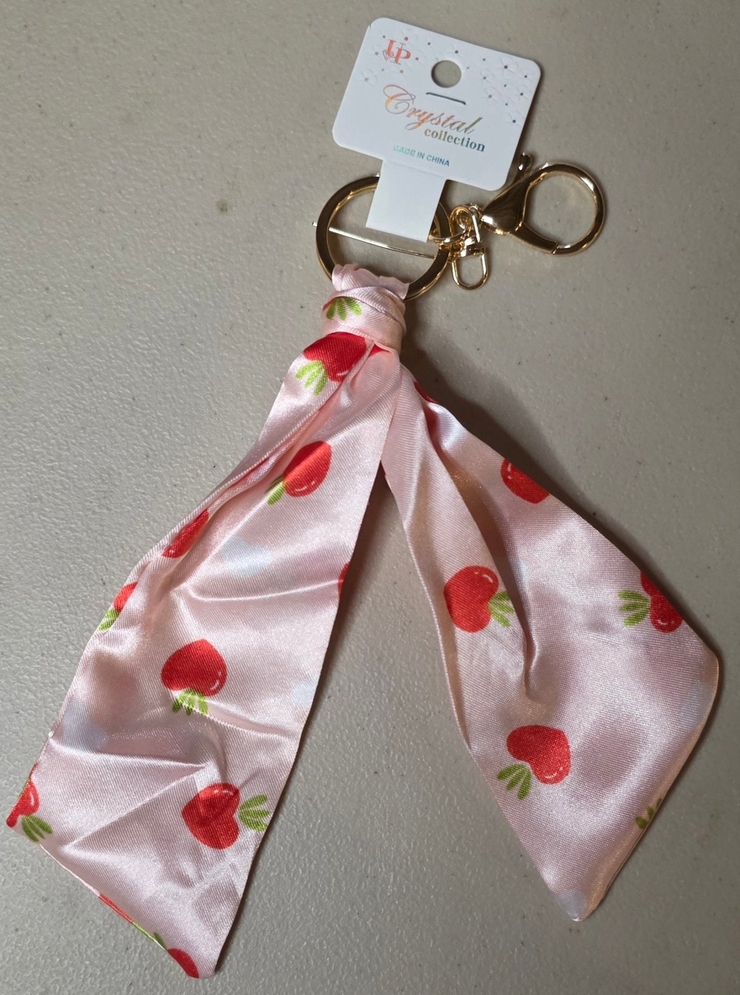Strawberry & Cherry Keychain – Multiple Colors & Styles - Angelique Boutique