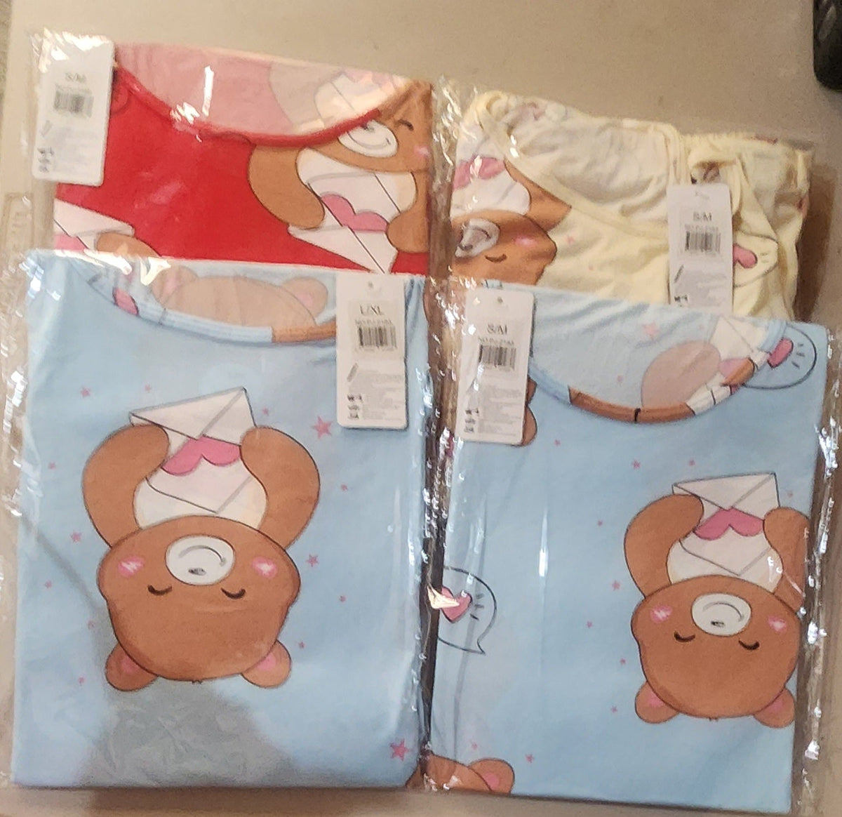 Teddy Bear 2-Piece Pajama Set – Women's Sleepwear - Angelique Boutique