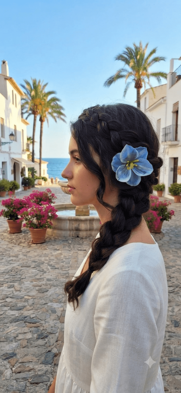 Tulip Flower Hair Bows for Women & Girls - Angelique Boutique