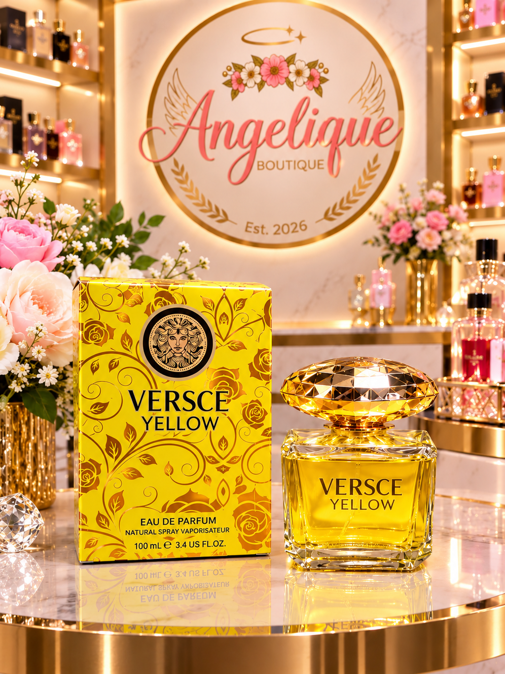 Versce Yellow Eau de Parfum for Women - Angelique Boutique
