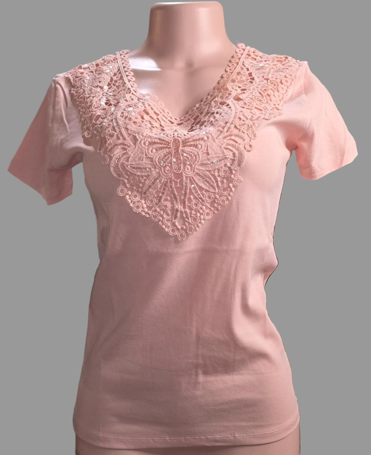Women's Butterfly Embroidered Elegant Blouse - Angelique Boutique