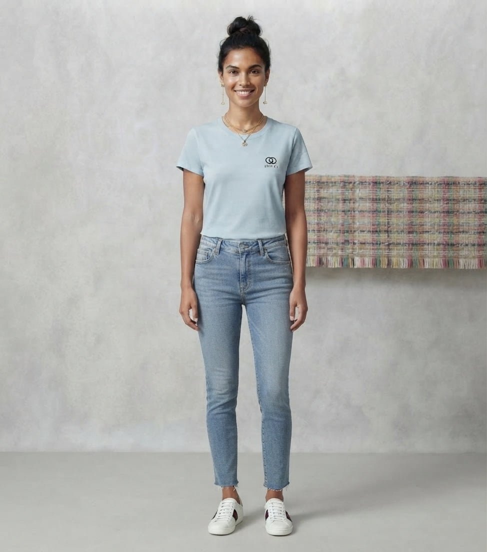 Women's Monogram Print Blouse – Luxury Style - Angelique Boutique
