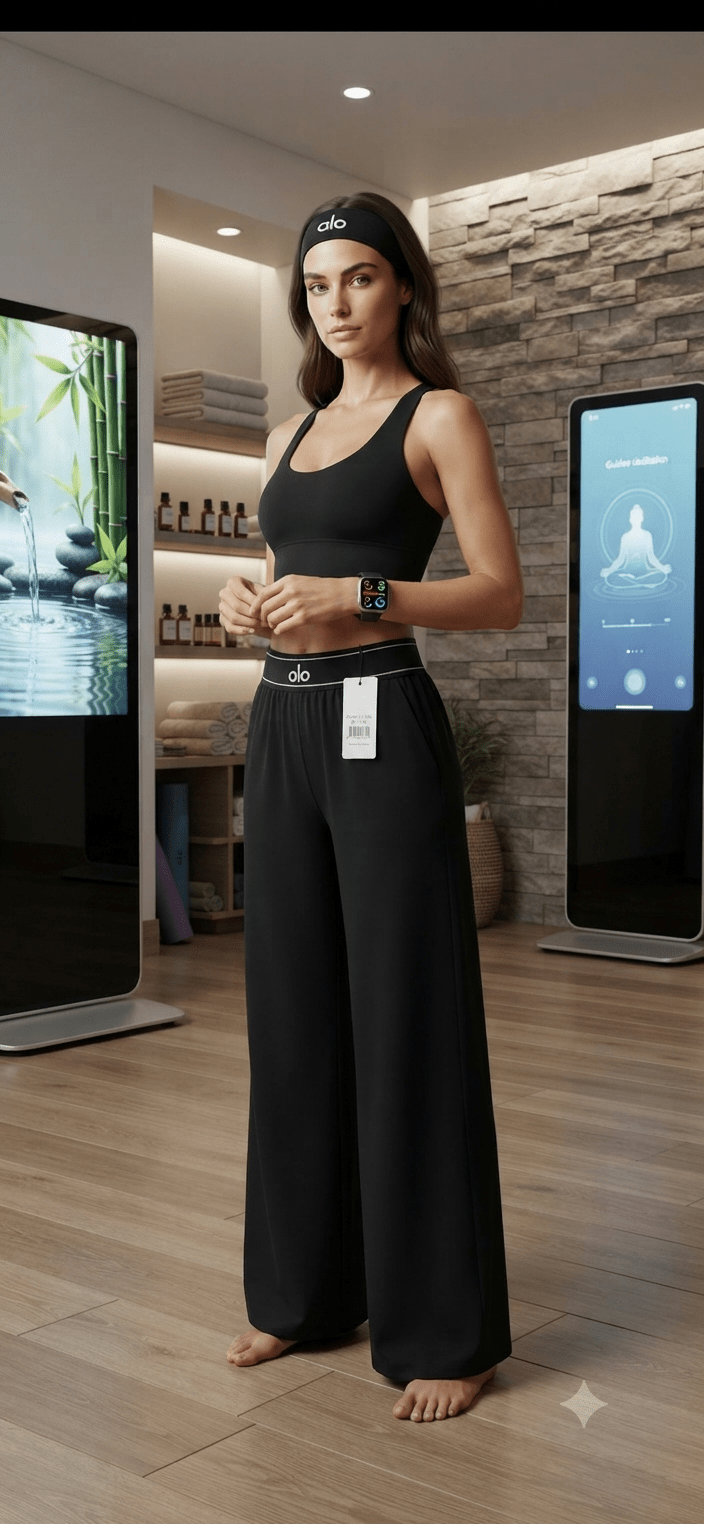 Women's Wide Leg Yoga Lounge Pants - Angelique Boutique