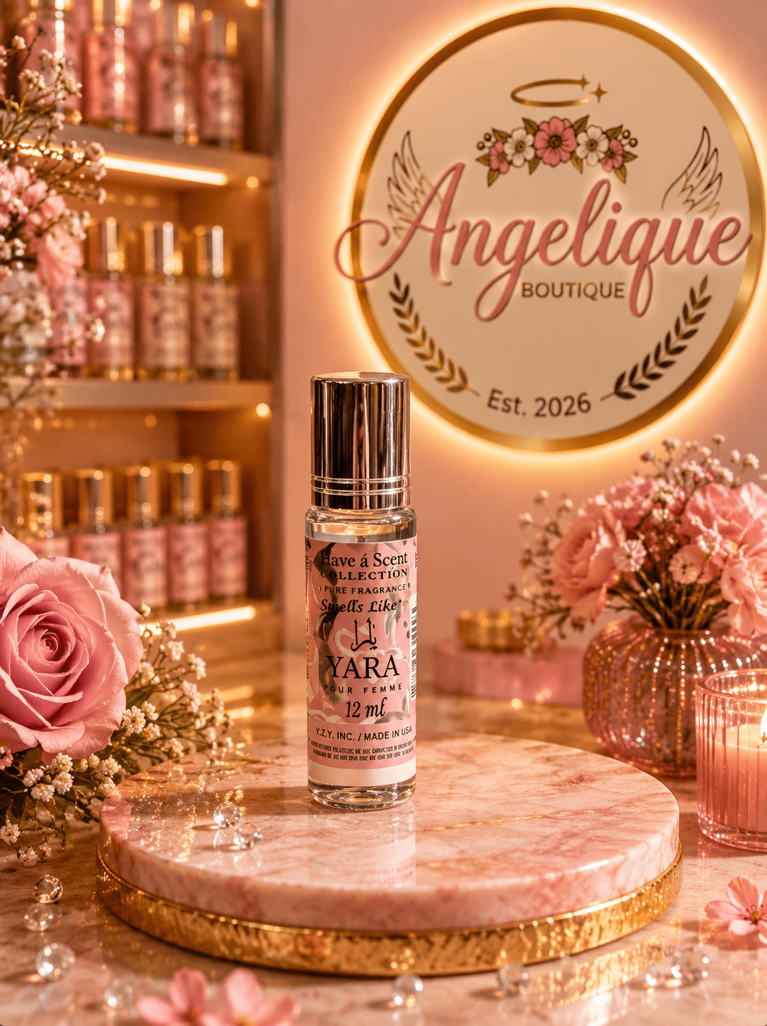 Y Pour Femme Concentrated Oil Perfume for Women - Angelique Boutique