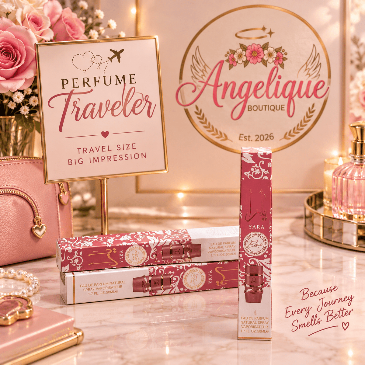 Yara Elixir-Inspired Travel Perfume for Women 35 ml - Angelique Boutique